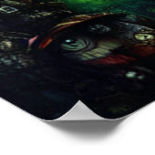 森林浴#5 (ポートレート) ポスター (角)