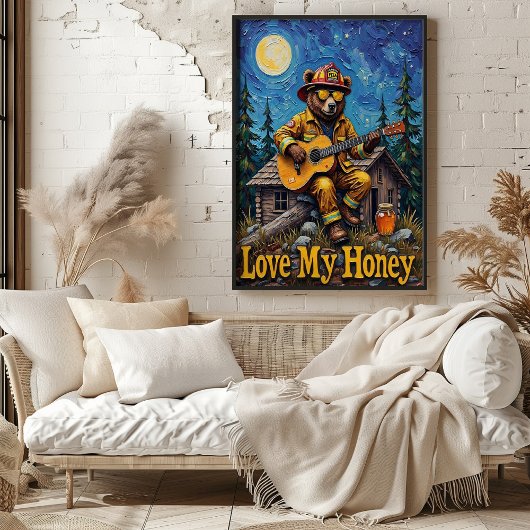 森林消防員のフルムーン・ギグ ポスター