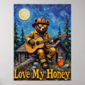 森林消防士のフルムーングig ポスター (正面)