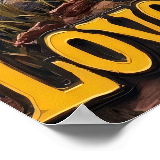 森林消防士のフルムーングig ポスター (角)