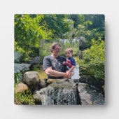 森林滝の木の屋外自然 フォトプラーク (正面)