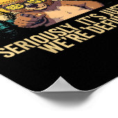 森林火災を防止できる耐クマアンチ ポスター (角)