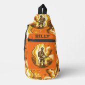 森林火災オレンジ スリングバッグ (正面)