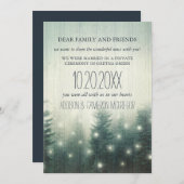 森林灯 |駆素朴落の告知 案内状 (正面/裏面)