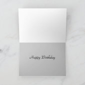 森林猫のバースデー・カード カード (内部)