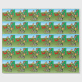 森林生き物 ラッピングペーパー (フラット)