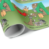 森林生き物 ラッピングペーパー (ロールコーナー)