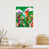 森林生物 ポスター (キッチン)