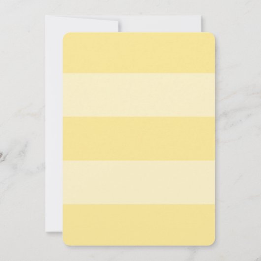 森林男女兼用動物のベビーシャストライプワー 招待状 (裏面)