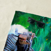 森林発動機蒸気機関車名 ビーチタオル (インサイチュ)