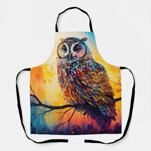 森林監視人、森林生活者、フクロウ エプロン (正面)