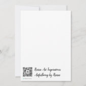 森林目覚め サンキューカード (裏面)