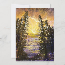 森林目覚め サンキューカード