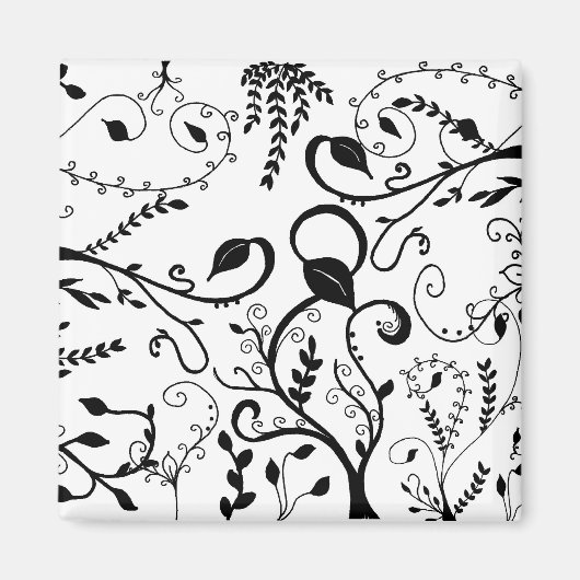 森林磁石 – 正方形 マグネット (正面)