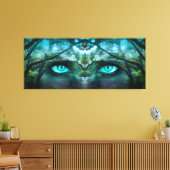 森林精で包んだキャンバス キャンバスプリント (インサイチュ (リビング))