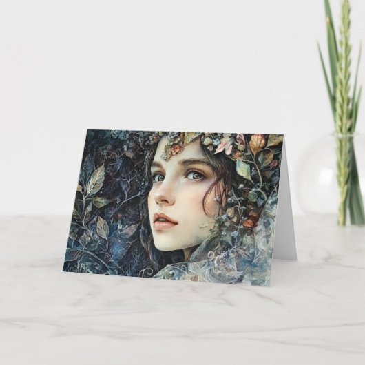 森林精神 ノートカード (正面)