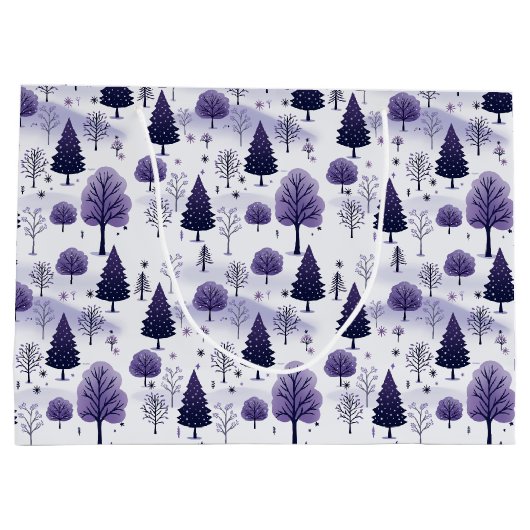 森林紫雪のクリスマス ラージペーパーバッグ (裏面)