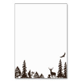 森林結婚式のテーブル名前か数 テーブルナンバー (裏面)