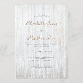 森林結婚結婚式招待状 招待状