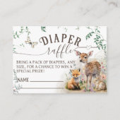 森林緑のシャワーおむつ エンクロージャーカード (正面)