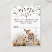 森林緑のシャワーおむつ エンクロージャーカード (正面)