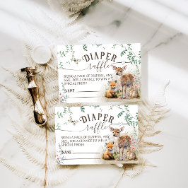 森林緑のシャワーおむつ エンクロージャーカード