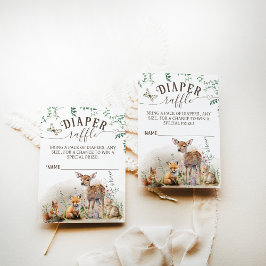 森林緑のシャワーおむつ エンクロージャーカード