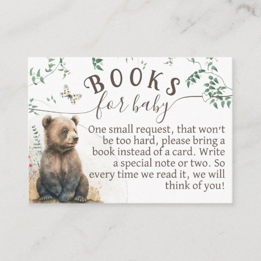 森林緑の森シャワー本 エンクロージャーカード (正面)