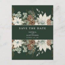 森林緑の植物水の色は日付を保存