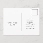 森林緑の植物水の色は日付を保存 ポストカード (裏面)