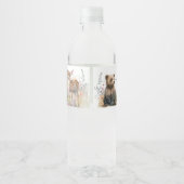 森林緑の赤ちゃんシャワー ペットボトルラベル (裏面)