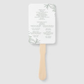 森林緑エレガント植物令 ハンドファン (正面)