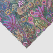 森林花絵画動物 薄葉紙 (詳細)