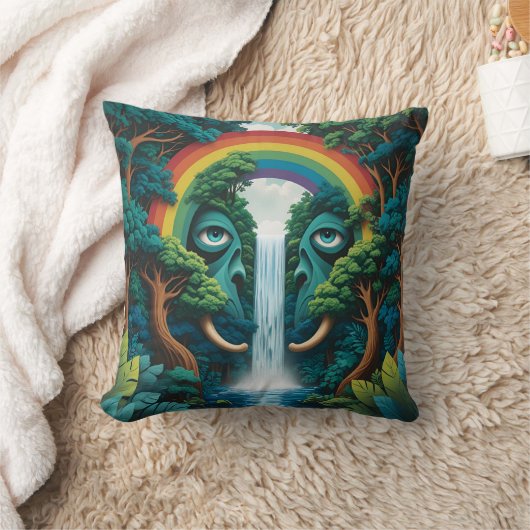 森林芸術 クッション (ブランケット)