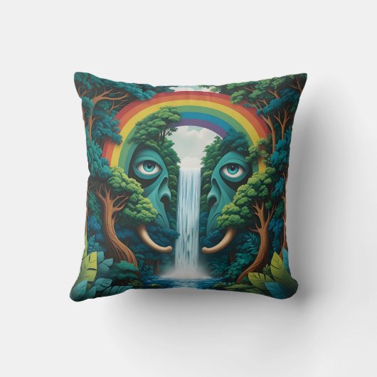 森林芸術 クッション (裏面)