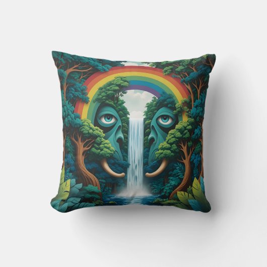 森林芸術 クッション (正面)