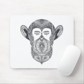 森林落書きの野生の獣 マウスパッド (マウス)