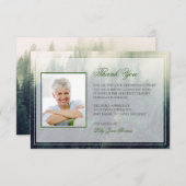 森林葬サンキューカード記念碑 サンキューカード (正面/裏面)