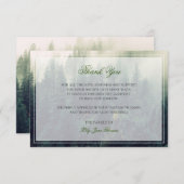 森林葬サンキューカード記念碑 サンキューカード (正面/裏面)