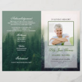 森林葬儀記念事業 チラシ (正面)