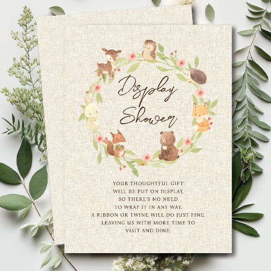 森林表示シャワー エンクロージャーカード