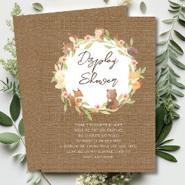 森林表示シャワー エンクロージャーカード