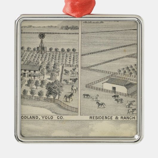 森林製材会社 メタルオーナメント (正面)