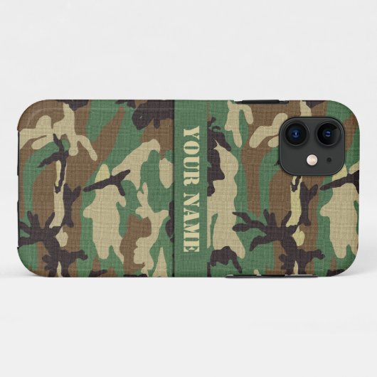 森林軍隊の迷彩柄のiPhone 5のXtremeの場合 Case-Mate iPhoneケース (裏面(横))