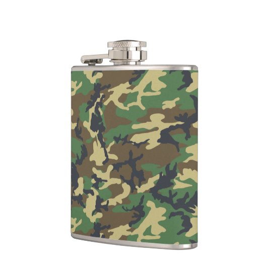 森林迷彩柄 フラスク (左)