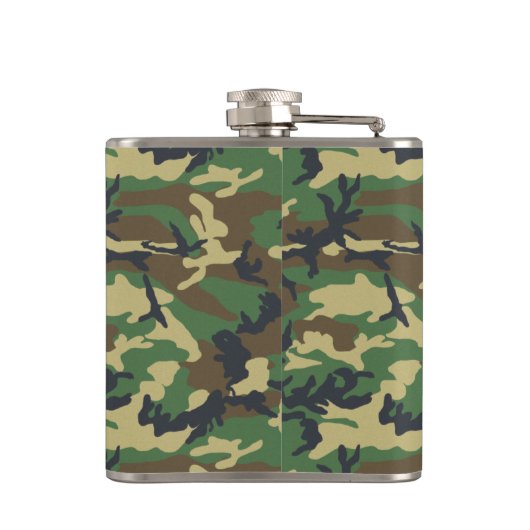 森林迷彩柄 フラスク (裏面)