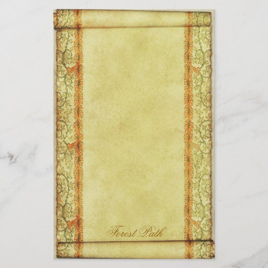 森林道-中世文房具 便箋 (正面)