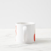 森林野生動物の赤いオレンジ頭が切れるな孤を孤色に変色させて下さい エスプレッソカップ (裏面)