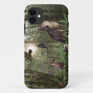 森林野生動物野生動物自然iPhoneケース iPhone 11 ケース