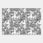 森林野生生物 ラッピングペーパーシート (正面)